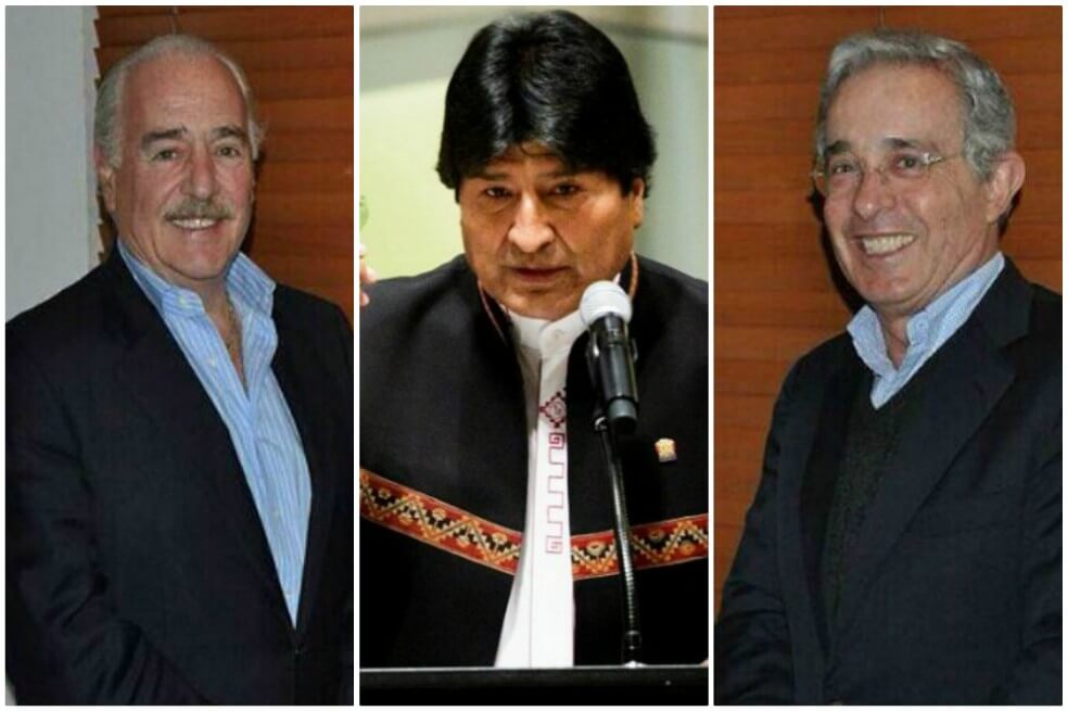 Uribe, Pastrana y otros expresidentes piden a la OEA rechazar a Evo Morales