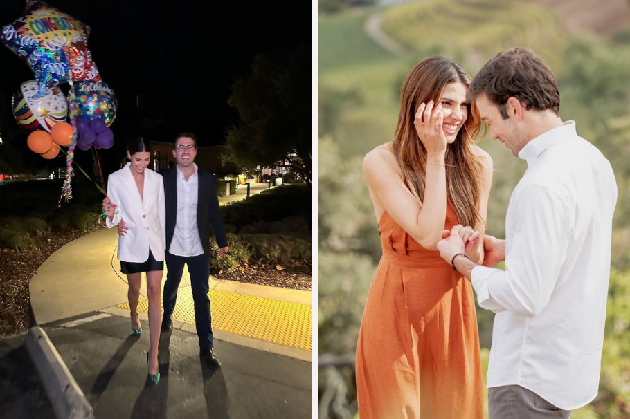 Gabriela Tafur y Estaban Santos: así fue su primera celebración de compromiso