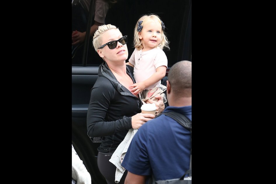 Pink y su hija Willow.
