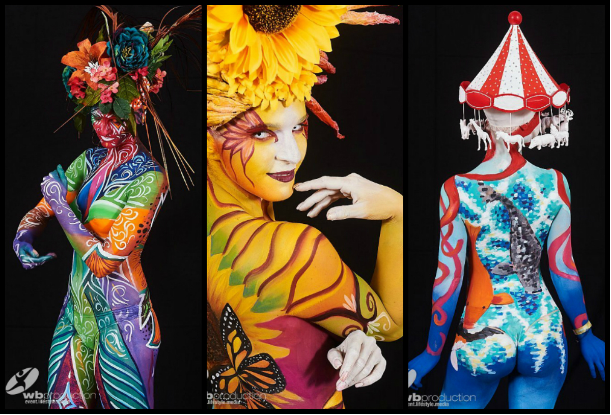 Imágenes del festival mundial de bodypainting