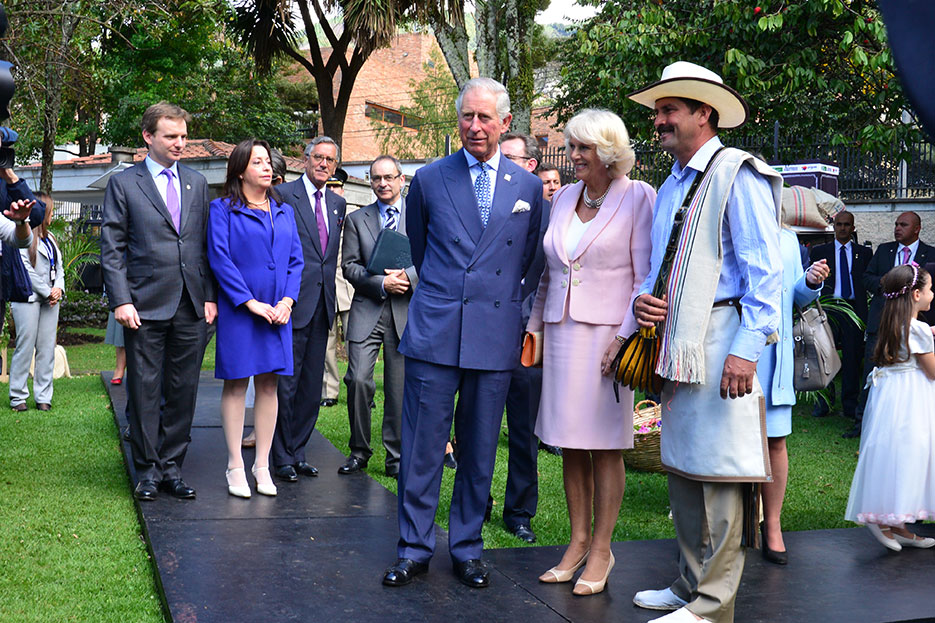 Invitados especiales disfrutaron de la visita del Príncipe de Gales y la Duquesa de Cornualles