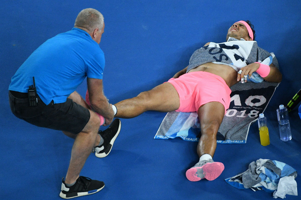 Las lesiones de Rafael Nadal
