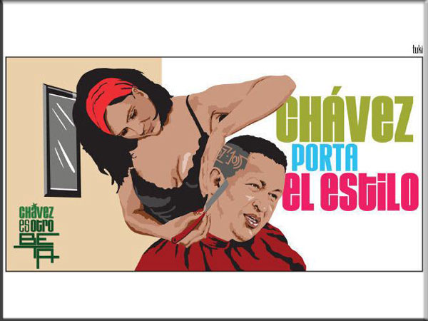 Este sería el nuevo «look» de Hugo Chávez