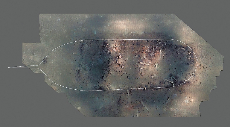 Imagen del naufragio del galeón San José, encontrado en 2015, cerca a Cartagena. / Instituto Colombiano de Antropología e Historia