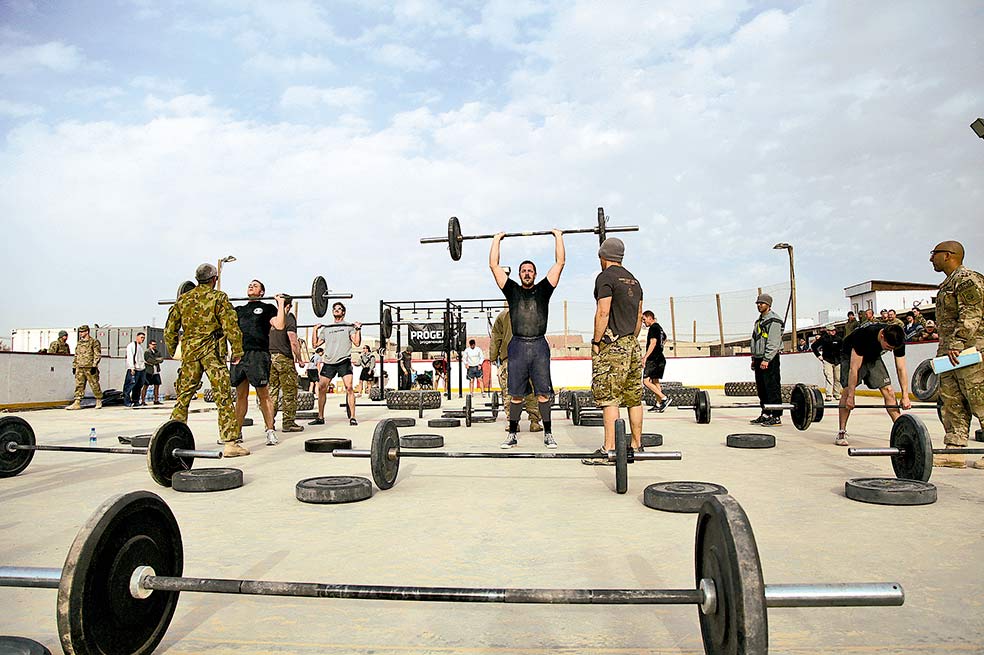 Deporte al estilo militar