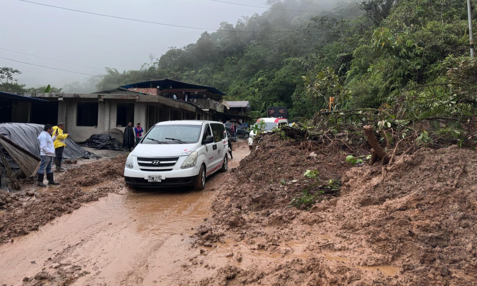 Emergencia en Nariño: 5.500 damnificados por lluvias y deslizamientos