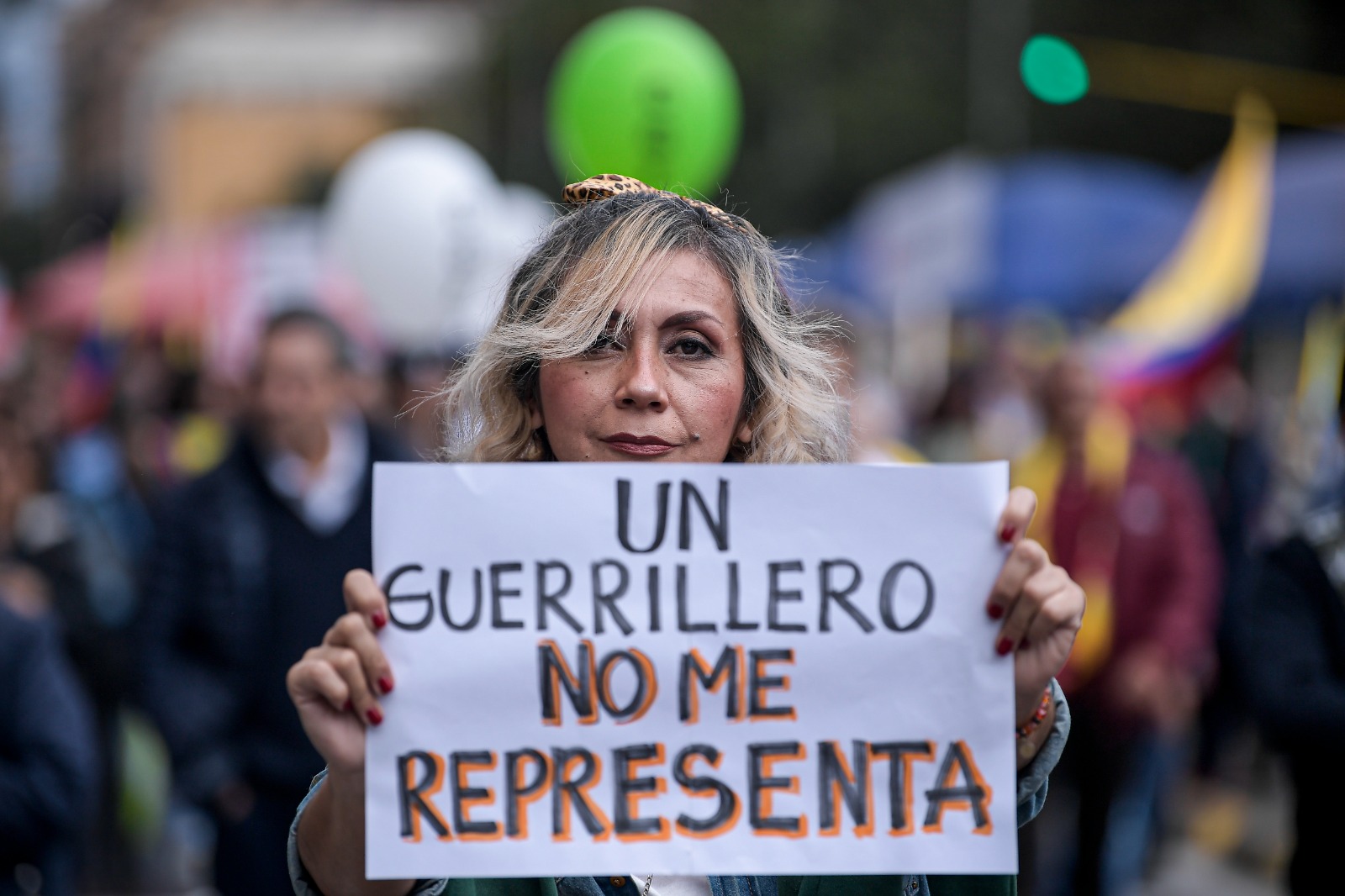 Los manifestantes expresaron su rechazo a lo que ha sido el gobierno de Gustavo Petro.