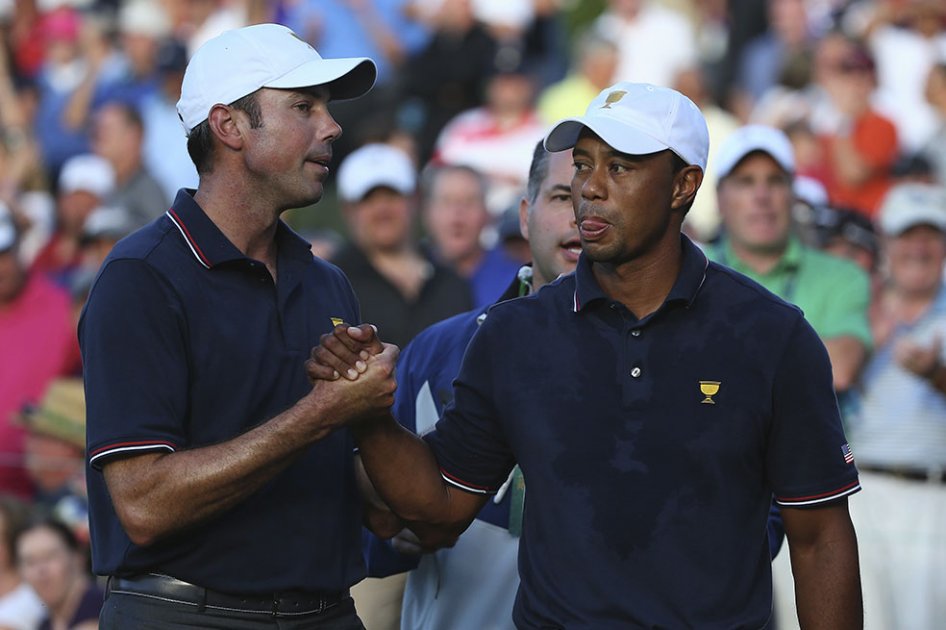 Woods y Striker, dieron ventaja a Estados Unidos en la Presidents Cup