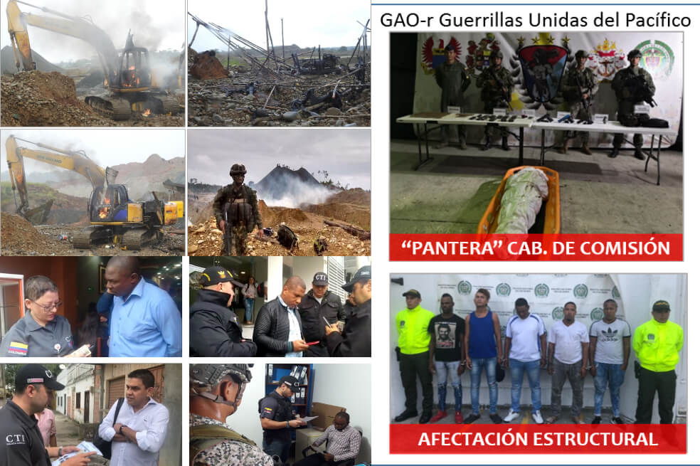 Posible corrupción en alcaldías de Nariño, narcotráfico y minería ilegal dejan 206 capturas