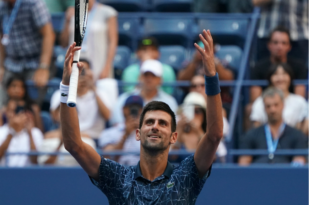 Novak Djokovic avanzó a cuartos de final del US Open