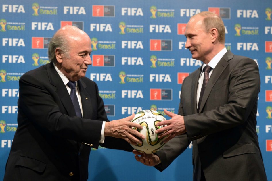 Blatter, satisfecho con los trabajos para el Mundial de Rusia 2018