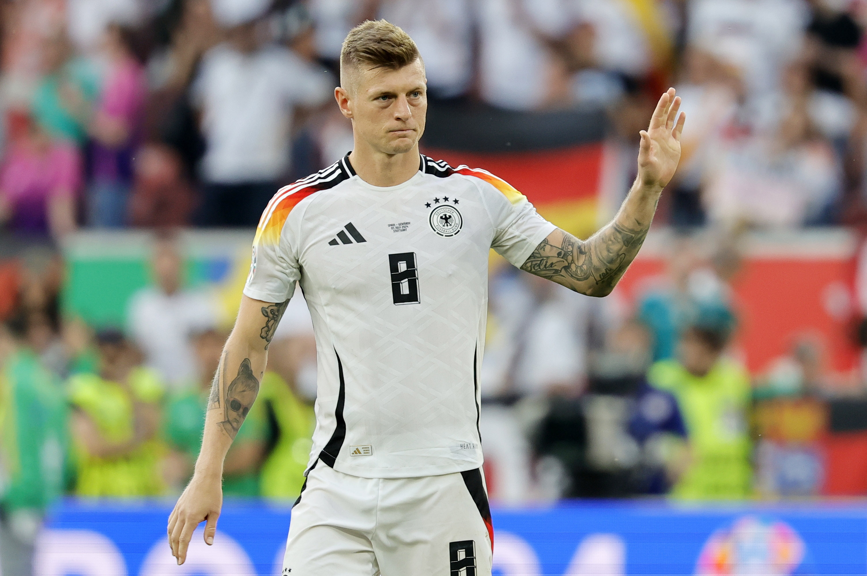 Con la eliminación de Alemania en la Eurocopa, Toni Kroos le dijo adiós al fútbol