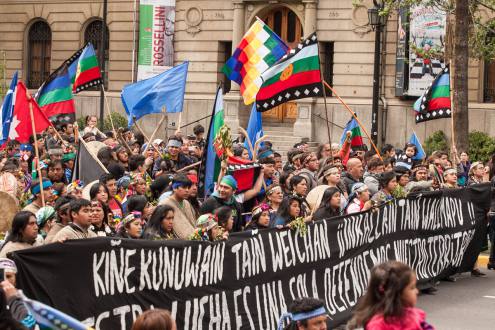 Denuncian represión policial contra miembros de comunidad mapuche