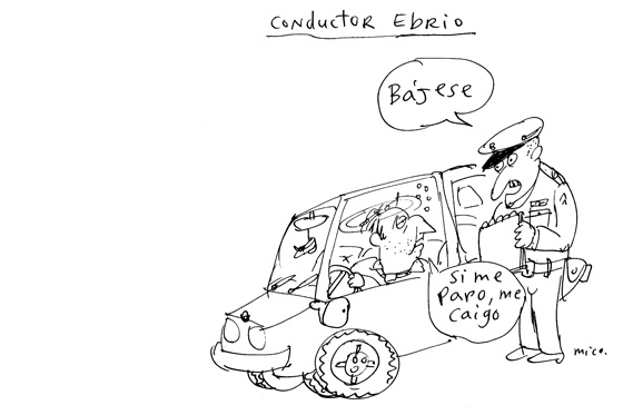 Conductor ebrio