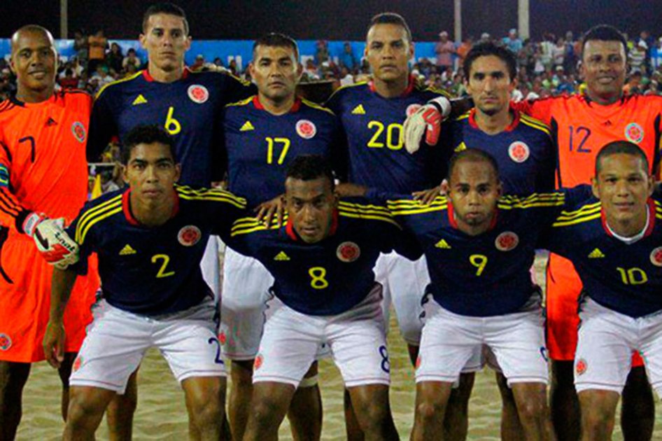 Colombia venció a Paraguay en Sudamericano de fútbol playa