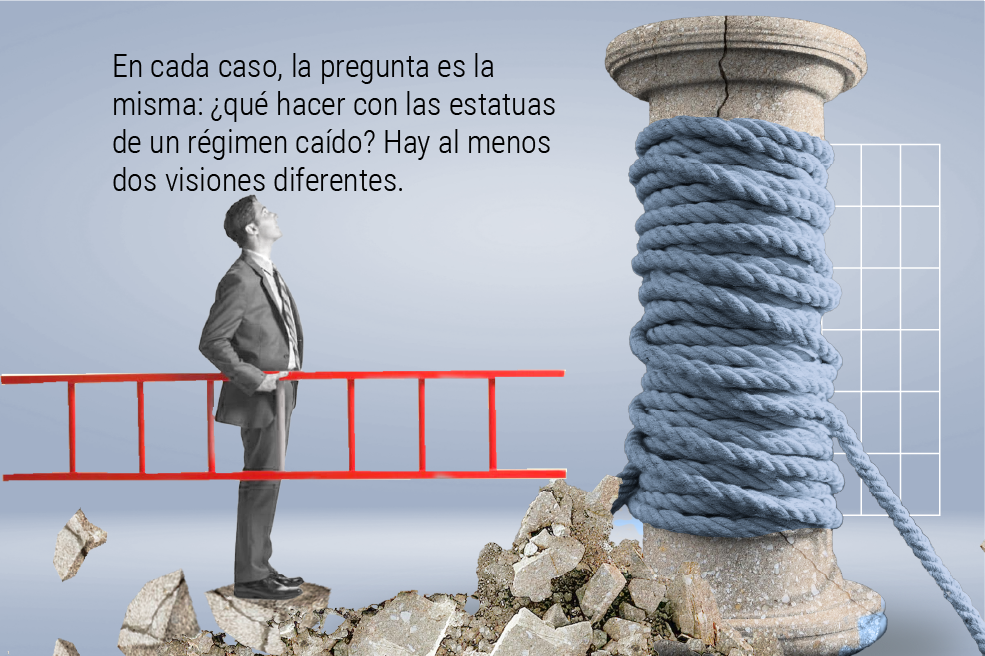 ¿Qué hacer con las estatuas de un régimen caído?