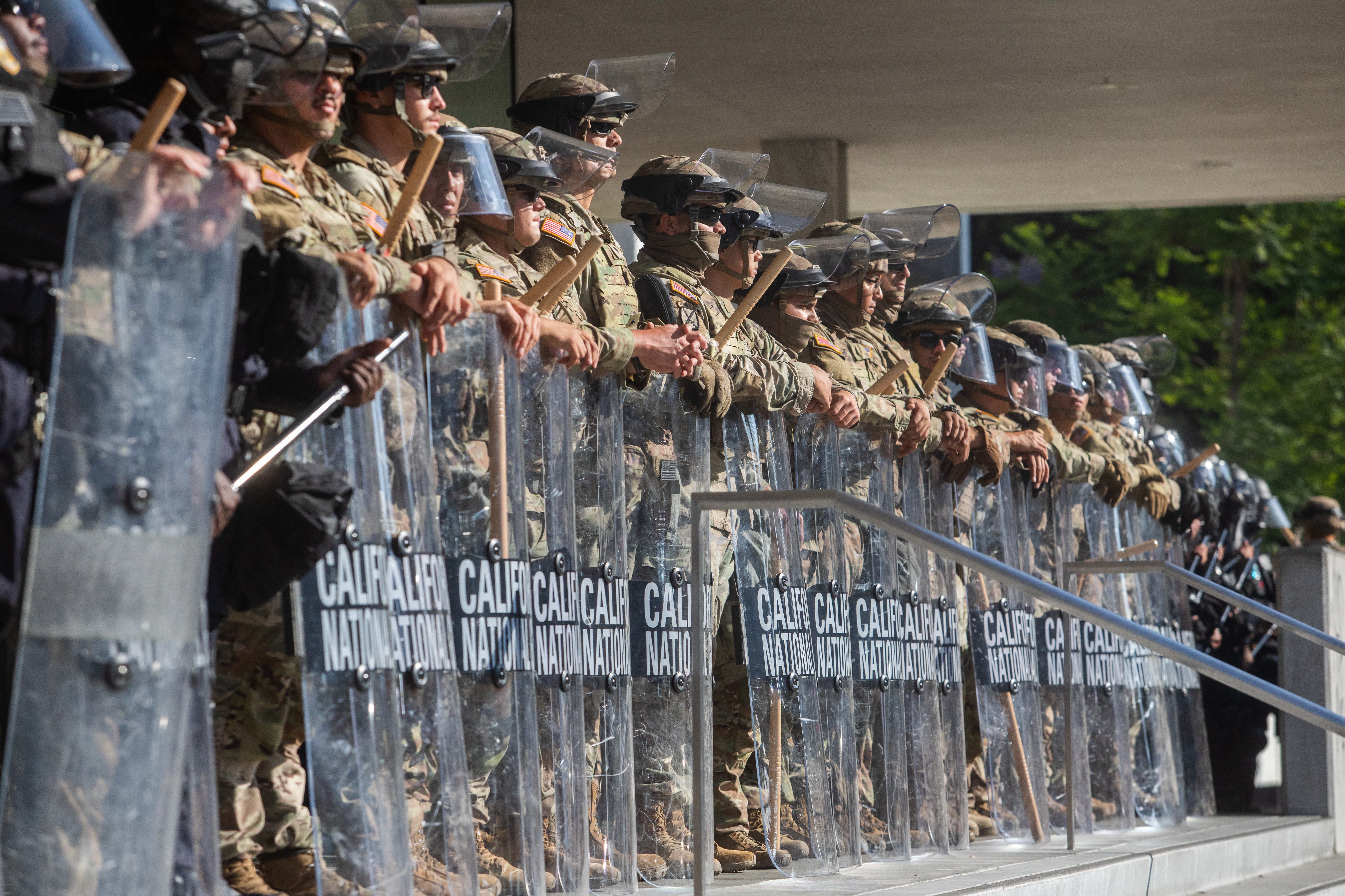 Un plan secreto del Pentágono busca crear nuevas tropas antidisturbios en EE. UU.