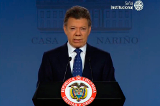 Bogotá está militarizada por orden de Santos
