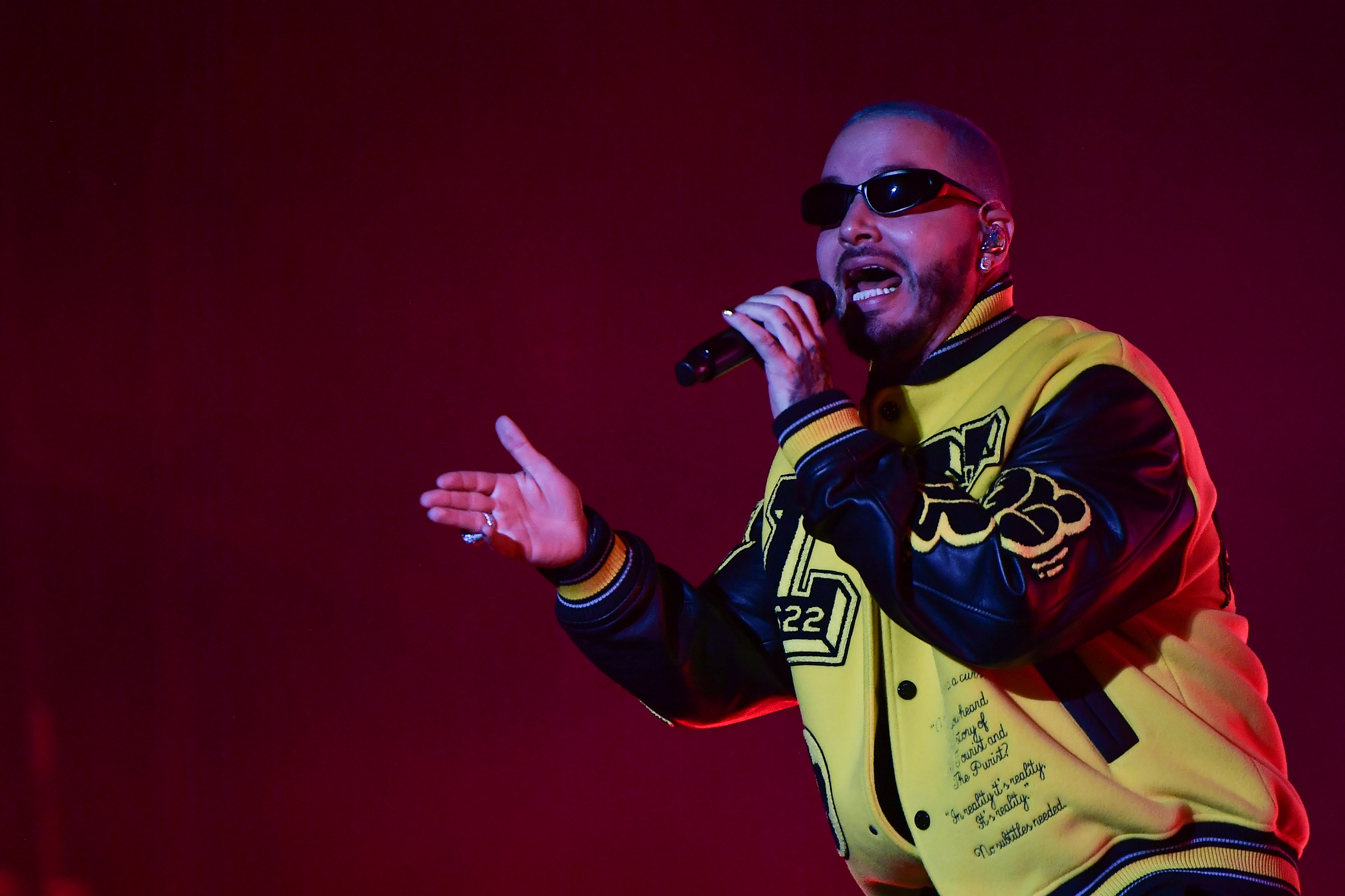 Artista Colombiano durante su presentación en el Festival Estereo Picnic 2022, segundo día