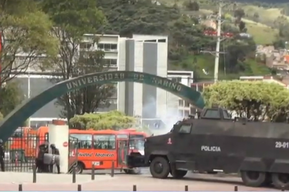 Estudiantes de la Universidad de Nariño rechazan el levantamiento de la mesa de diálogo con el Eln