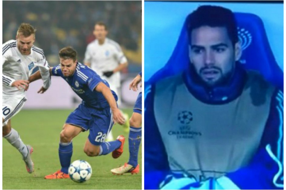 Falcao vio desde el banco el empate del Chelsea con el Dinamo Kiev