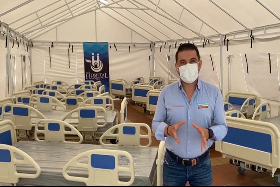Gobernación de Cundinamarca entrega 30 camas hospitalarias en Caqueza