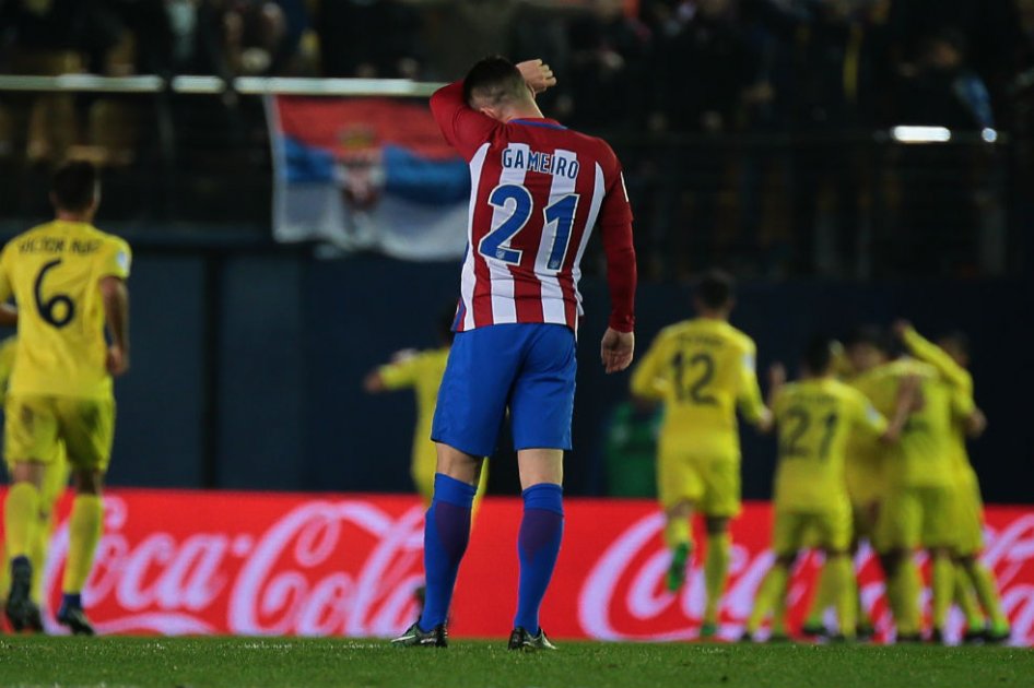 Villarreal venció al Atlético de Madrid. Foto: AFP