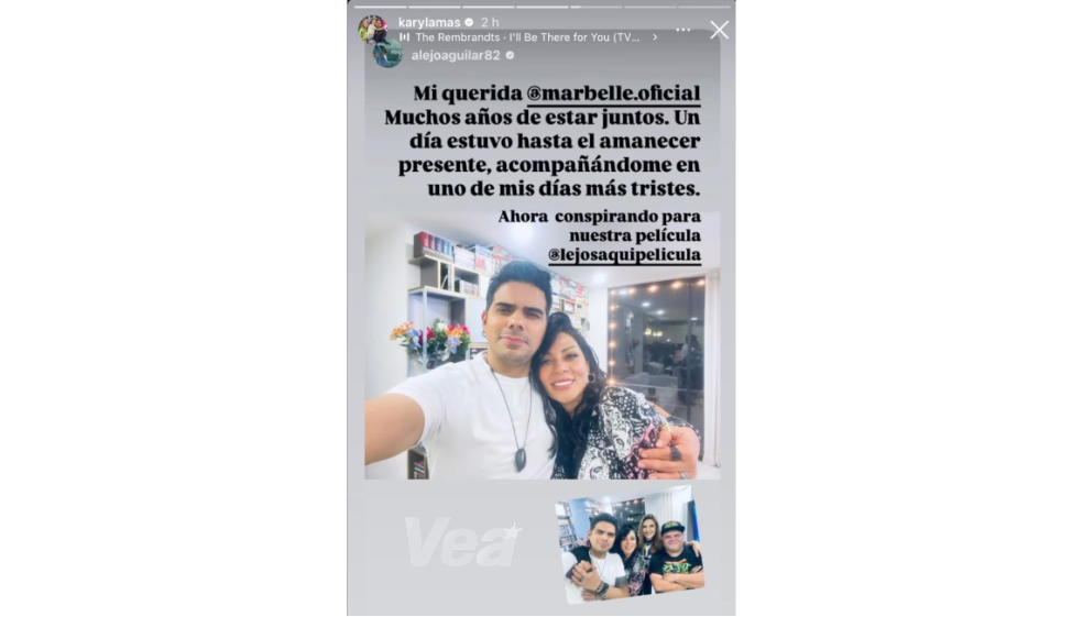 Pareja de Ana Karina Soto sorprendió al recordar a Marbelle: “Muchos años juntos”