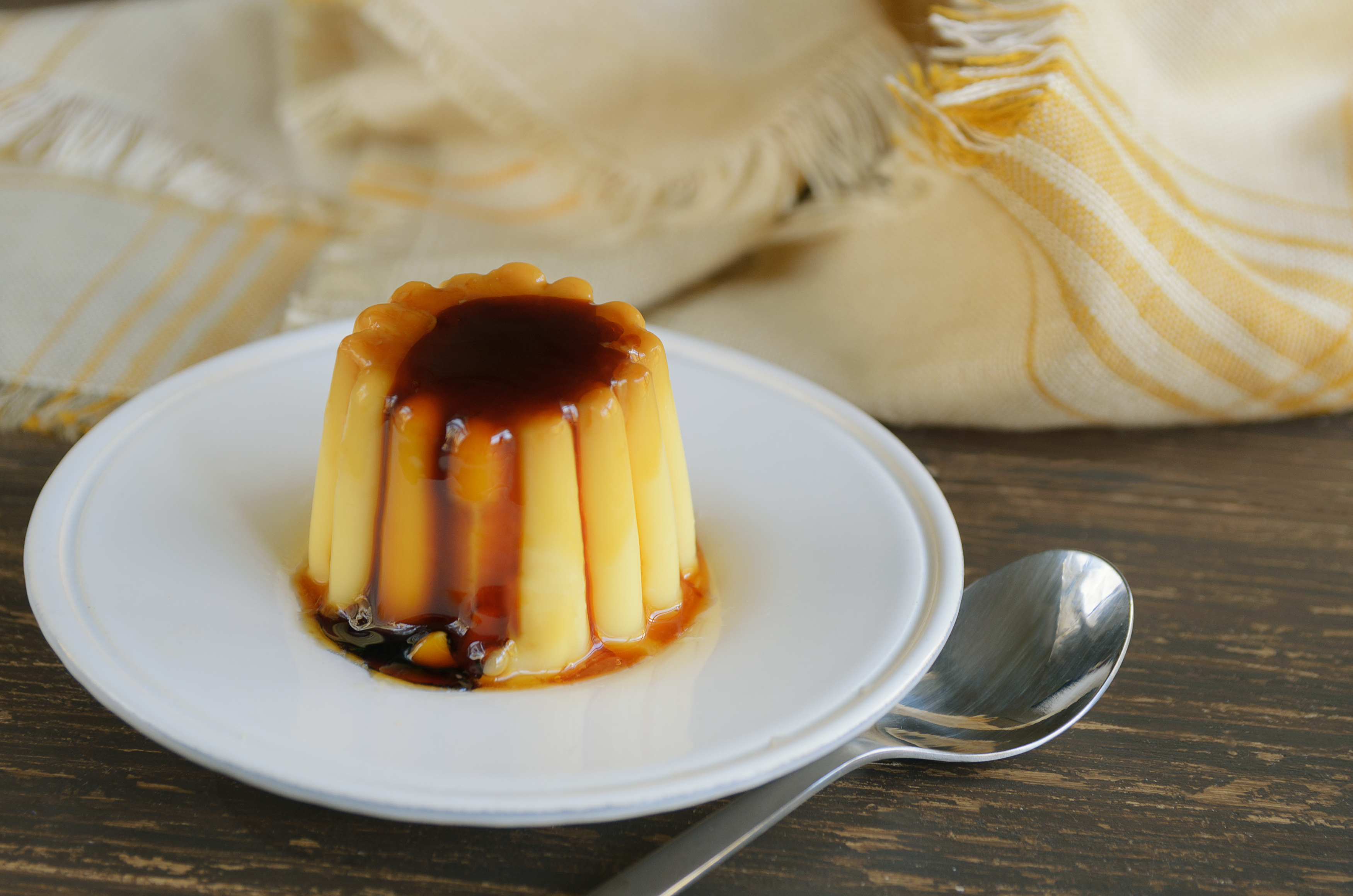 Esta es la receta para preparar flan de banano