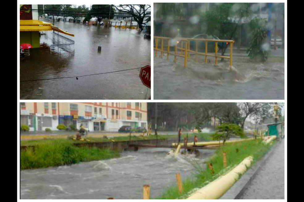 Emergencia en Cali por fuerte aguacero y granizada