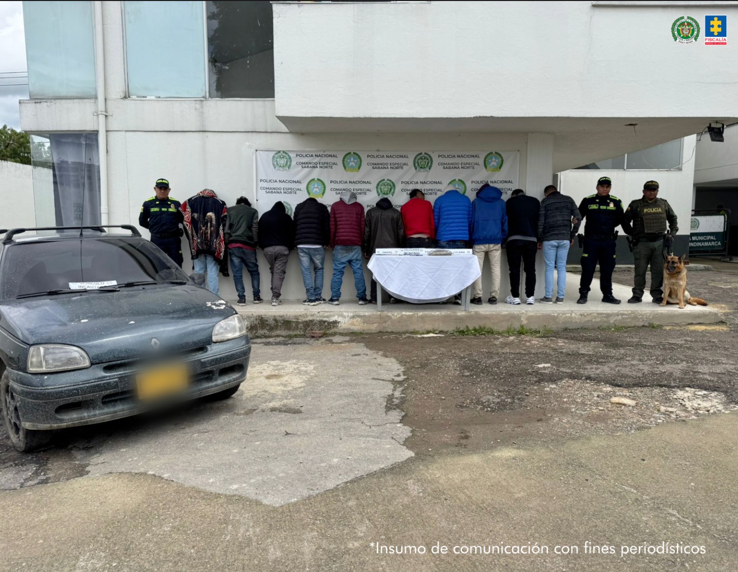 A la cárcel ‘Los Salineros’ dedicados al tráfico de estupefacientes en Zipaquirá