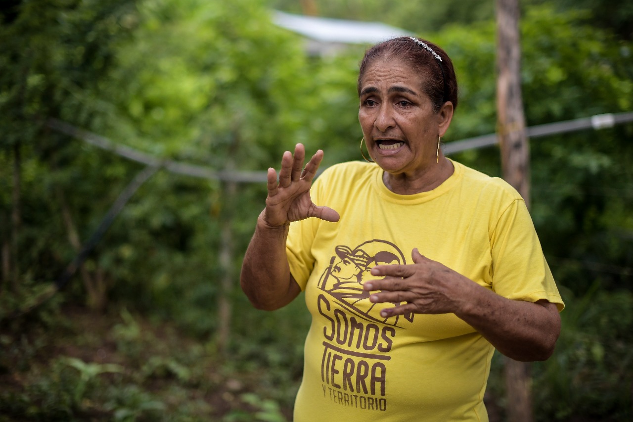 Nohora Villegas, lideresa de Nuevo Horizonte.