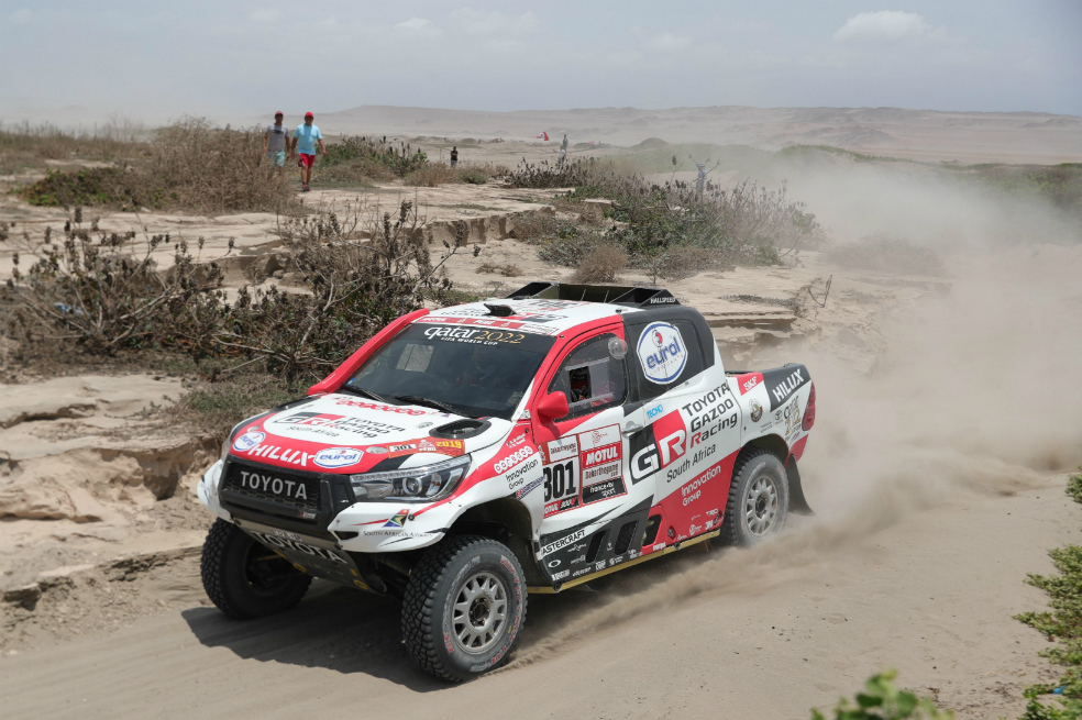Nasser Al-Attiyah, líder del Rally Dakar en Perú