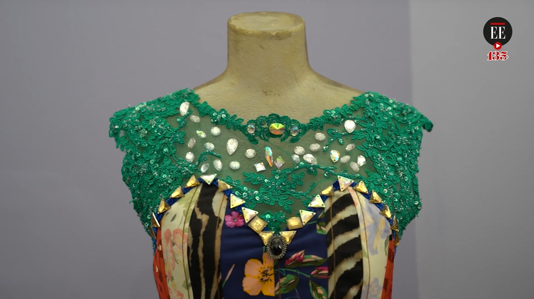 Diseño de Cindy Núñez para la exposición "Moda con historia".