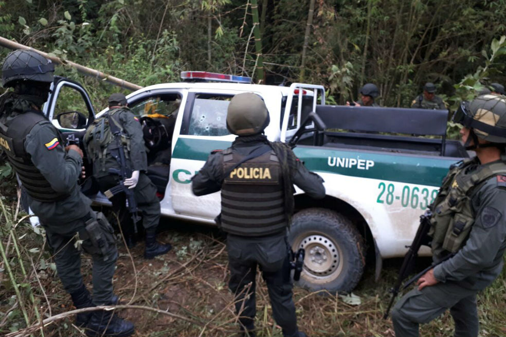 Emboscada atribuida al Eln deja tres policías muertos en Miranda, Cauca