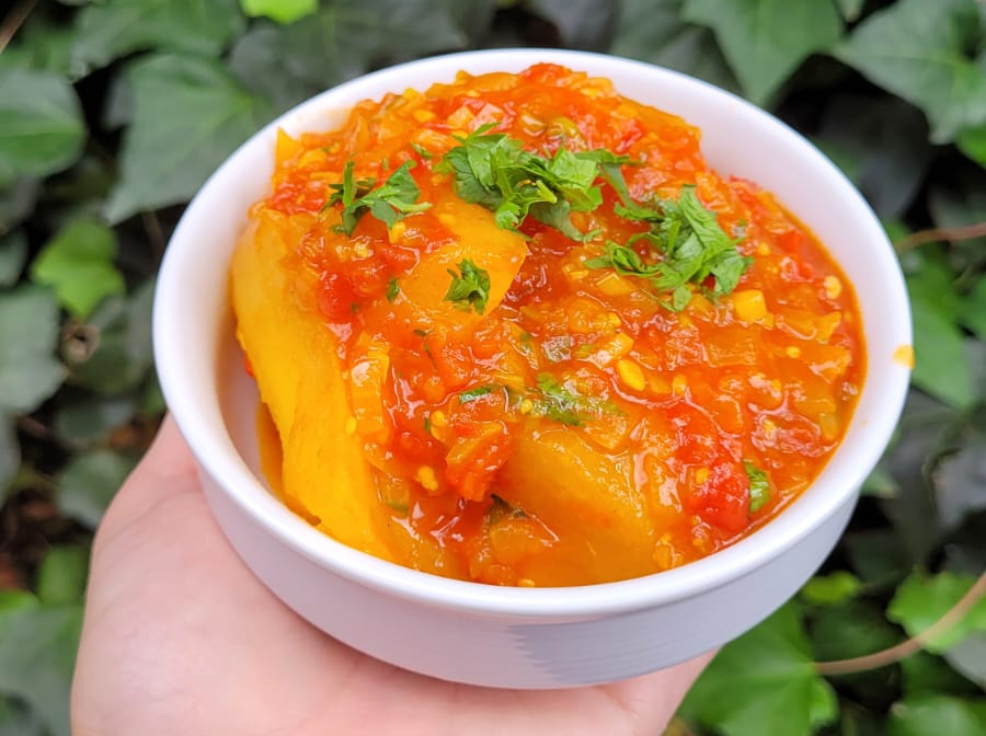 Yucas con hogao