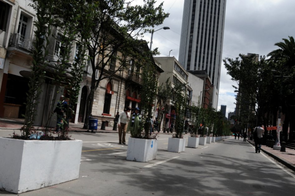 A Bogotá le falta espacio público