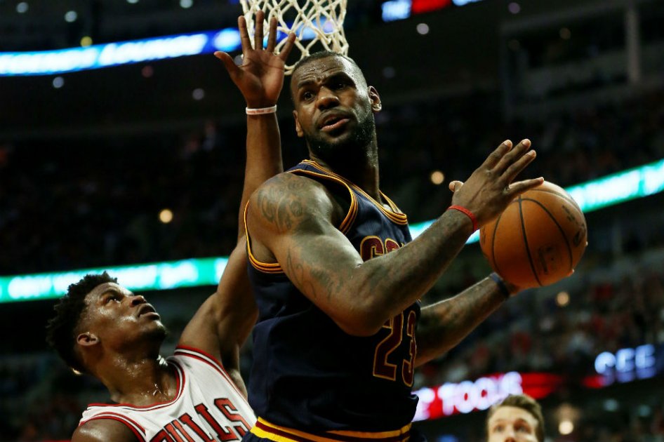 LeBron James, una de las figuras de los Cavaliers. Foto: AFP