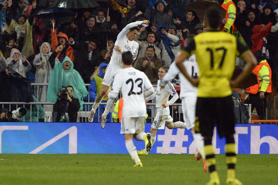 Real Madrid, con comodidad, venció al Borussia Dortmund