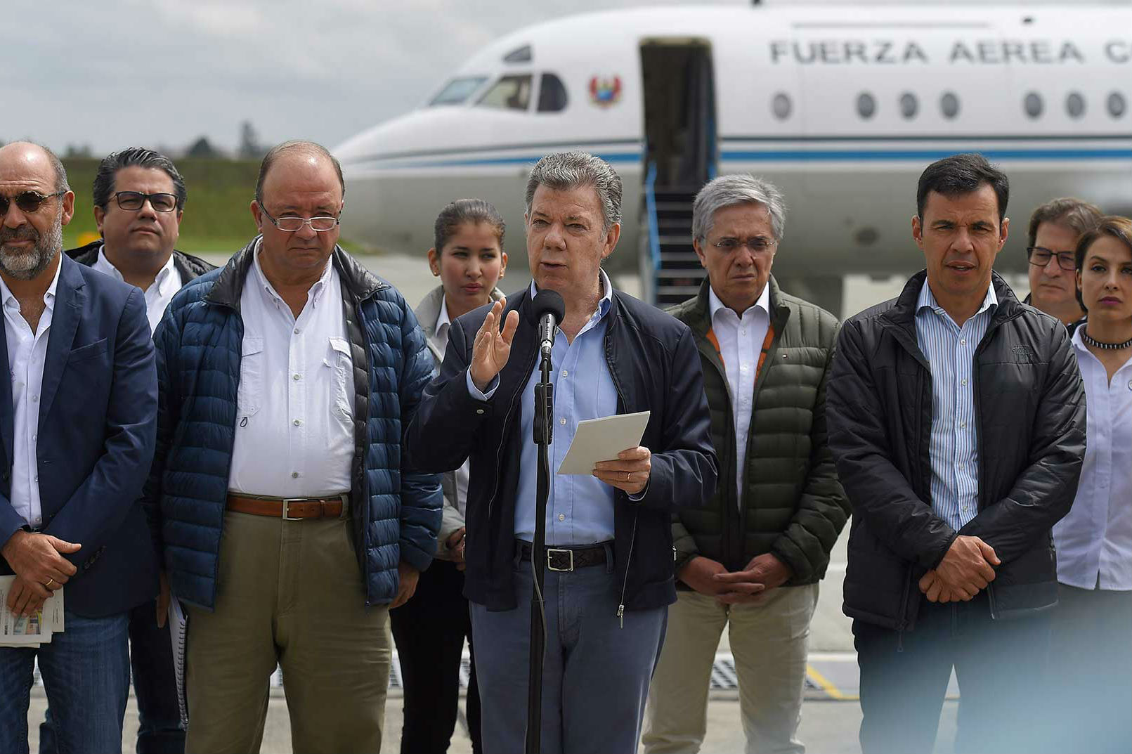 Santos cancela viaje a Mocoa por malas condiciones climáticas