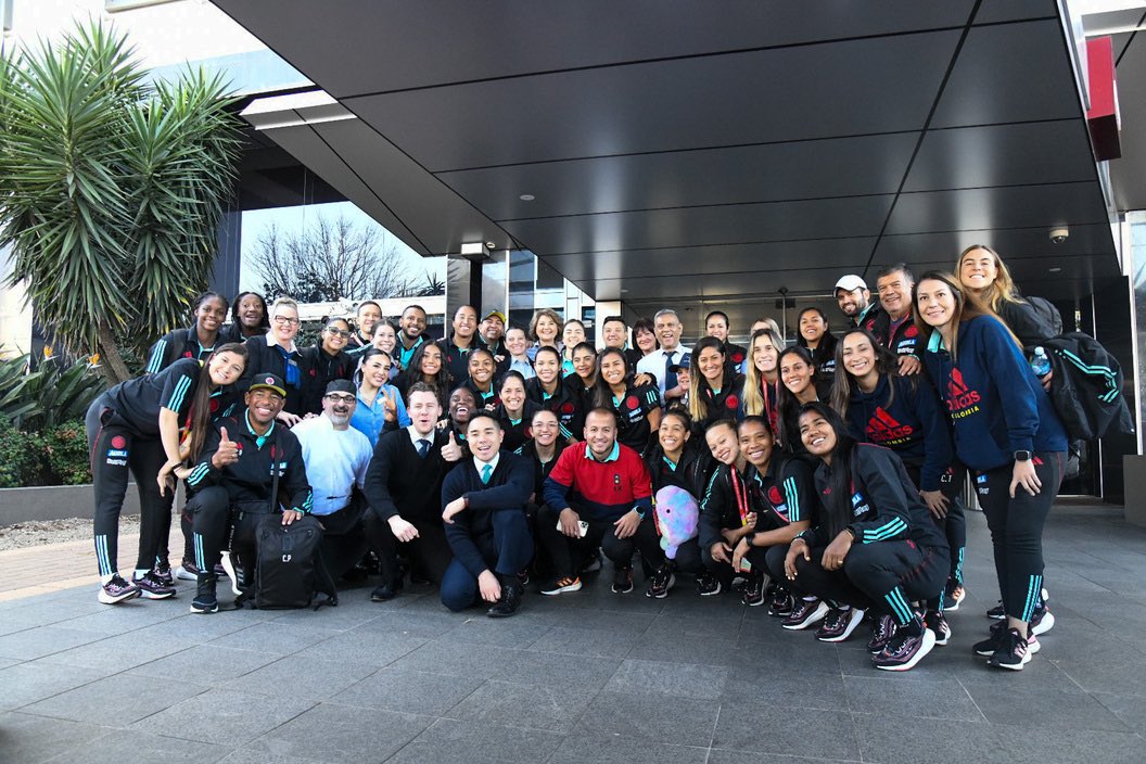 La selección femenina ya está en Perth para su duelo ante Marruecos en el Mundial
