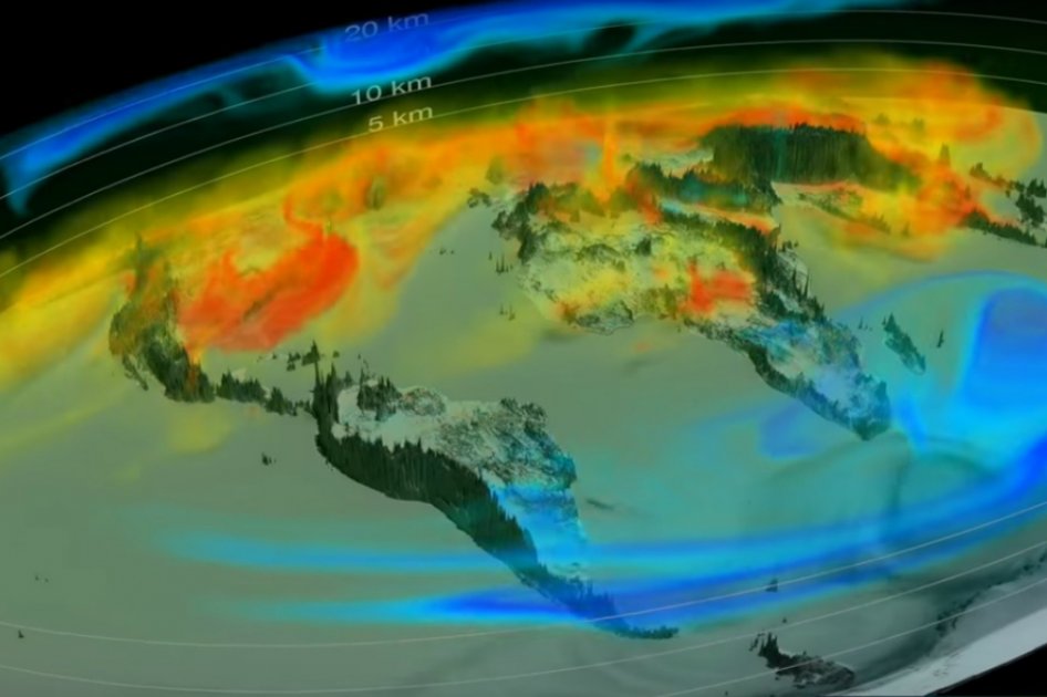 Así respira el planeta Tierra según un video de la NASA
