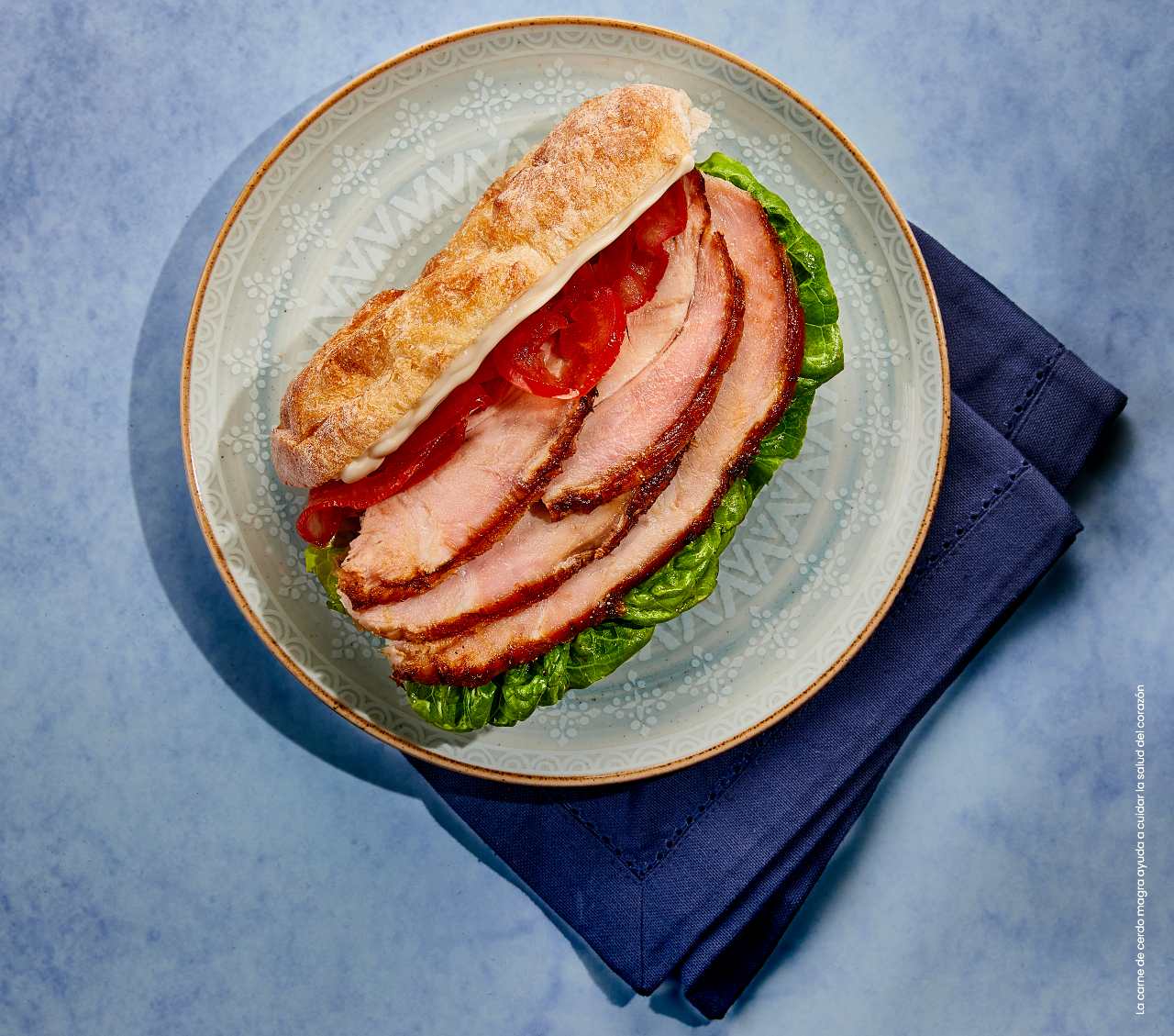 Así puede hacer un rico sándwich de jamón de pierna de cerdo en esta Navidad