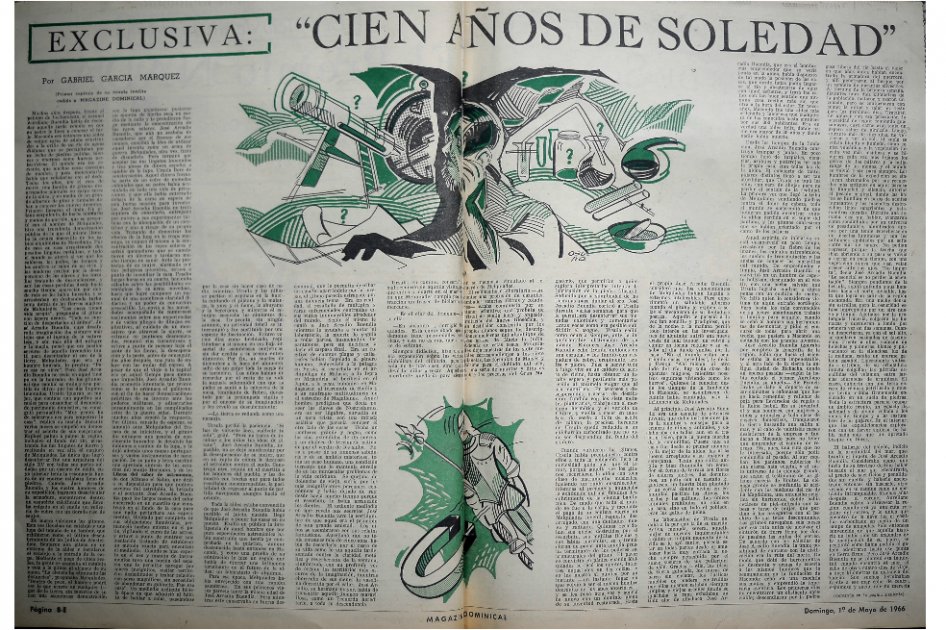 Hace 50 años publicamos en exclusiva el primer capítulo de “Cien años de soledad”