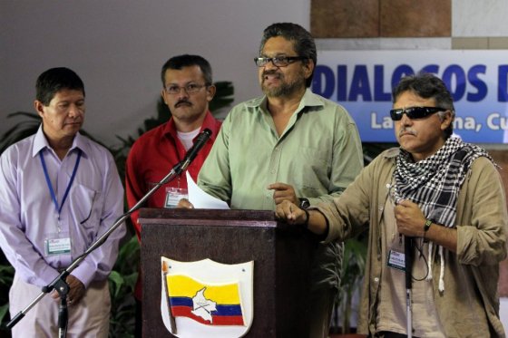 En junio pasado, las Farc presentaron en La Habana diez "propuestas mínimas", entre otras la democratización de la información y los medios de comunicación./EFE