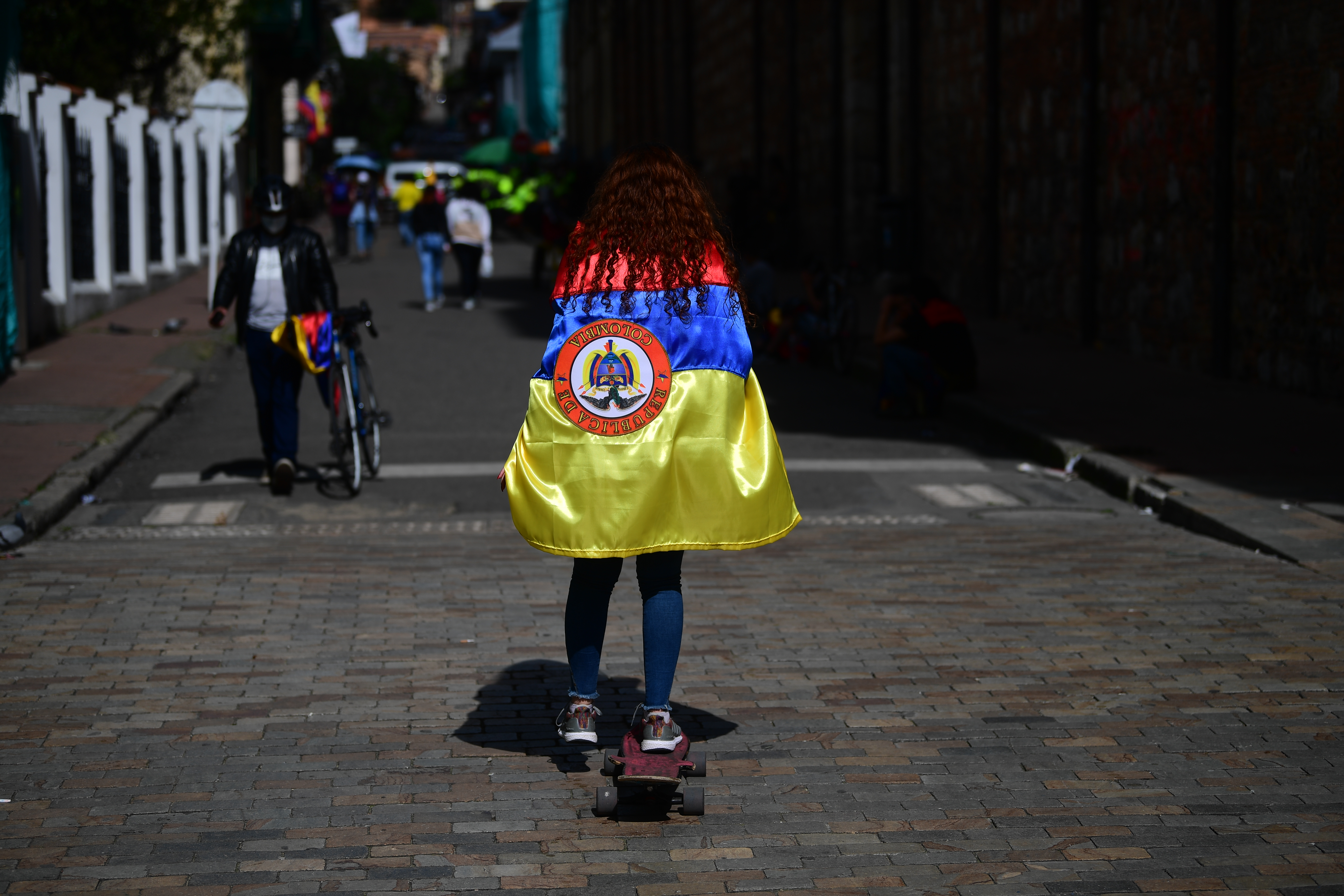 Protestas en Bogotá: Con plantones y ollas comunitarias avanza el día