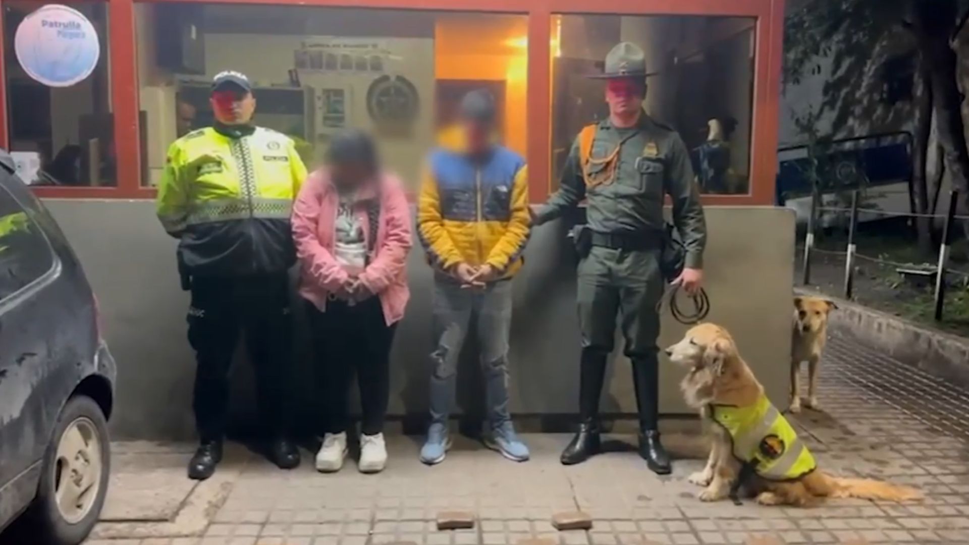 Cayó pareja que usaba a sus hijas menores de edad para transportar coca en Bogotá