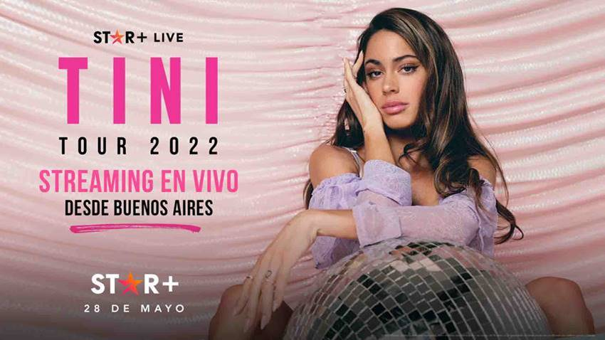 Tini llega a “Star+ Live Music” con su Tini Tour 2022