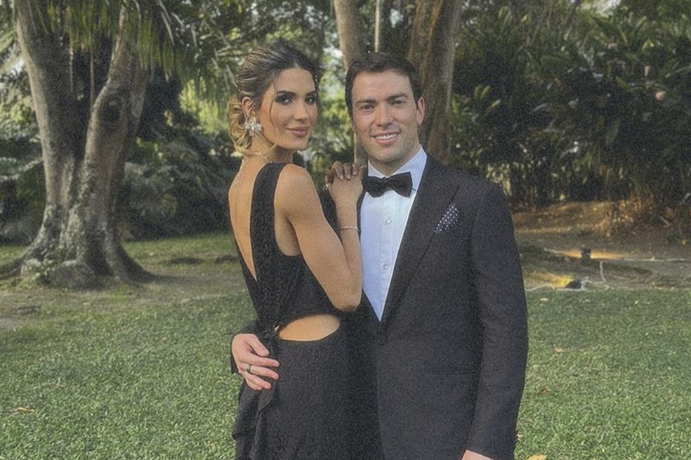 Así celebraron Gabriela Tafur y Esteban Santos su primer aniversario de casados