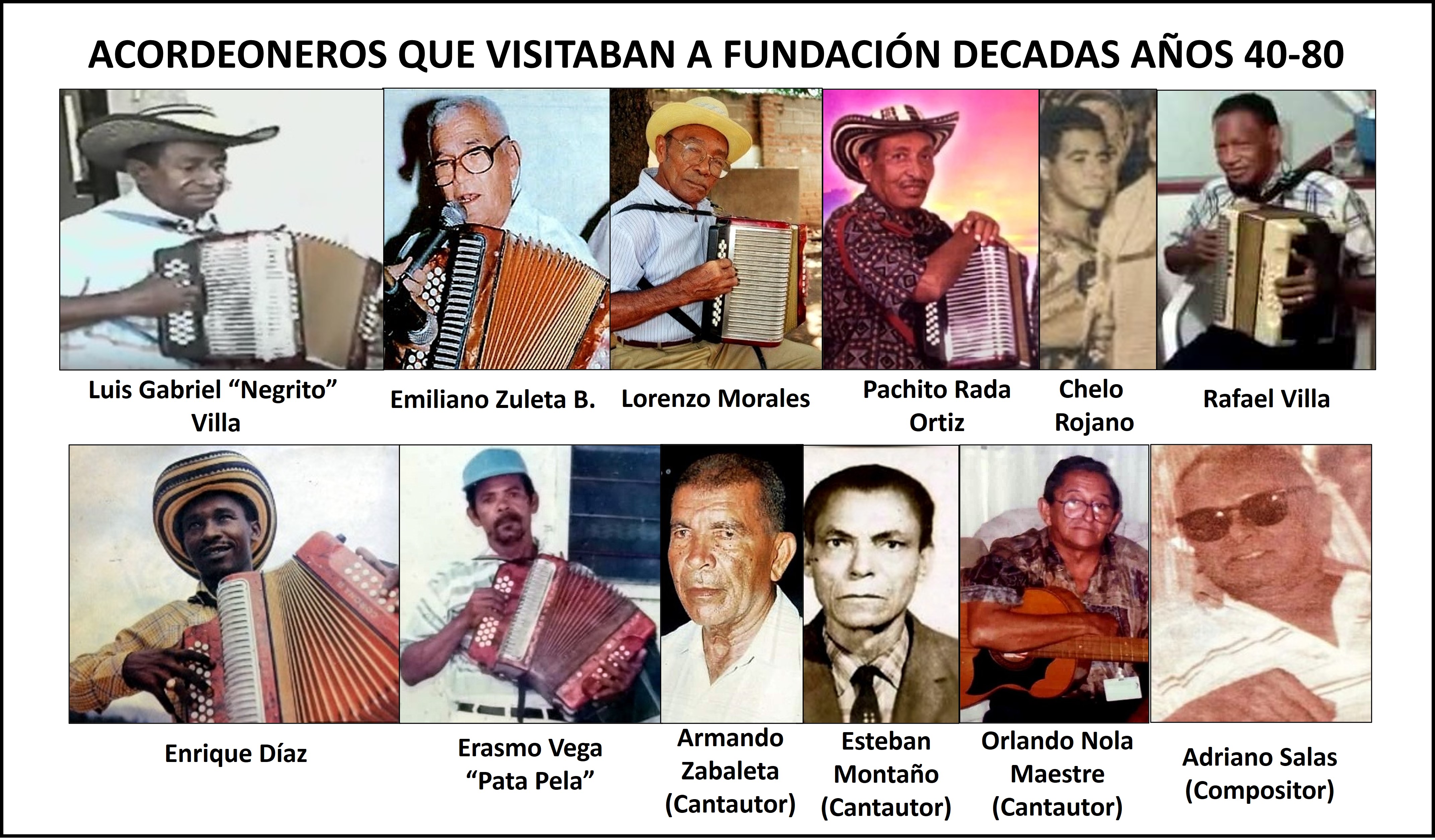 Acordeoneros vallenato